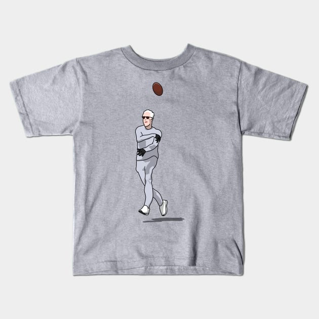 caroll the quarterback Kids T-Shirt by rsclvisual